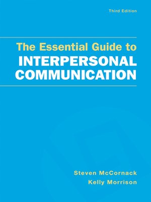cover image of The Essential Guide to Interpersonal Communication